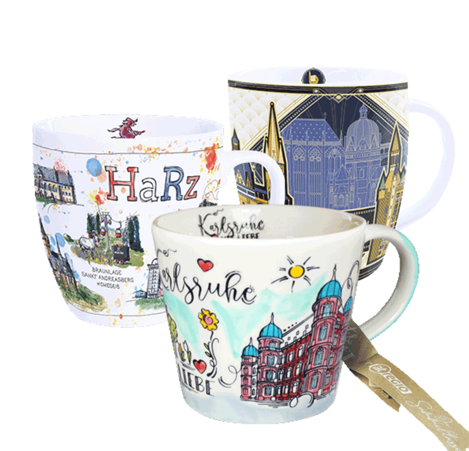 Bild atregio Tasse - Geschenkartikel mit Stadt Motiv atregio Tasse - Geschenkartikel mit Stadt Motiv